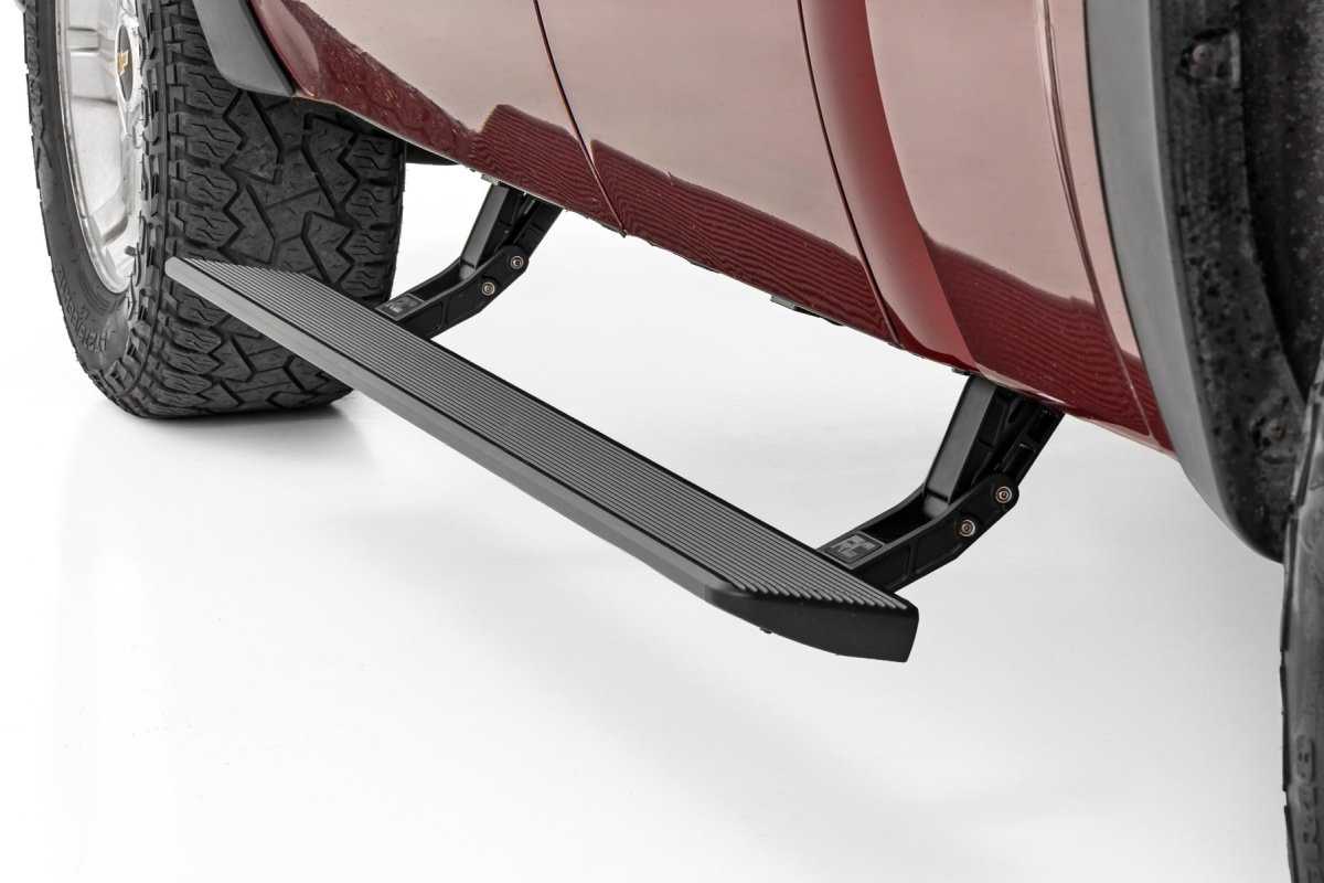Chevrolet Silverado 3500 HD Power Running Boards - Rough Country - HT-Series, Double Cab - '15-'19